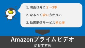 失敗例① そんなに映画やドラマを観ない人